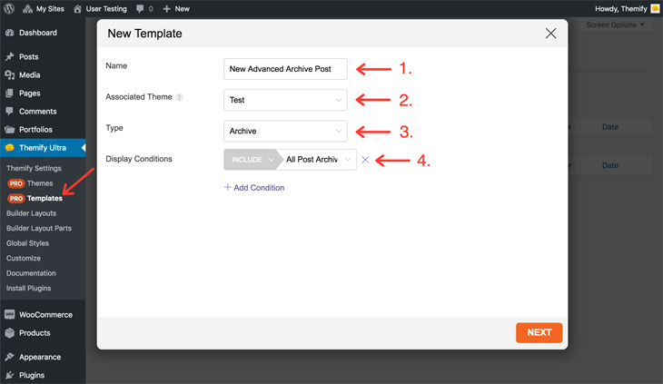 Themify WordPress Tutorial Advanced Archive Posts Screenshot