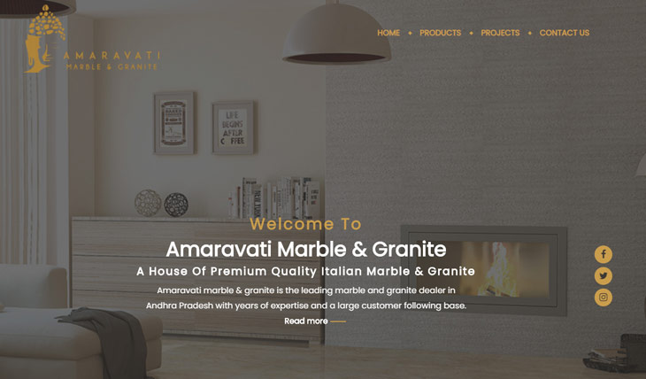 Amaravati Marble and Granite Themify Ultra Theme