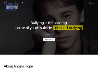 Angels Hope Anti-Bullying Organisation screenshot