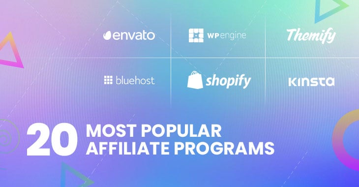 20+ Most Popular Affiliate Programs (2019)