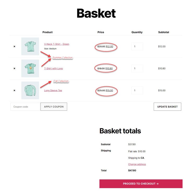 Combinational Discount Setting