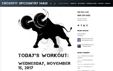 Crossfit Upcountry Maui Screenshot