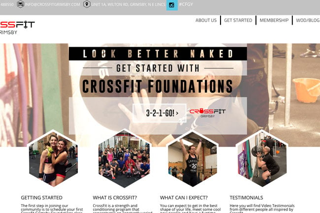 Crossfit Grimsby screenshot