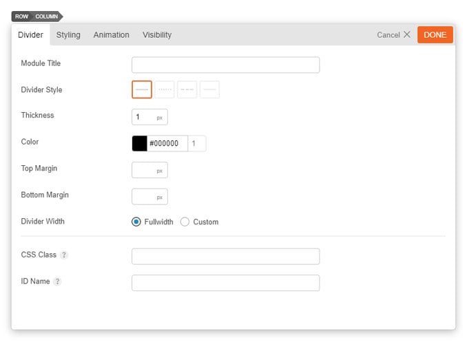 divider module image