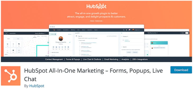 Download HubSpot WordPress Plugin