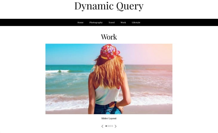 Slider Pro Module Dynamic Query WordPress Themify Builder Pro