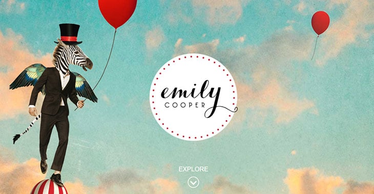 Emily Cooper WordPress Photography Themify Site screenshot