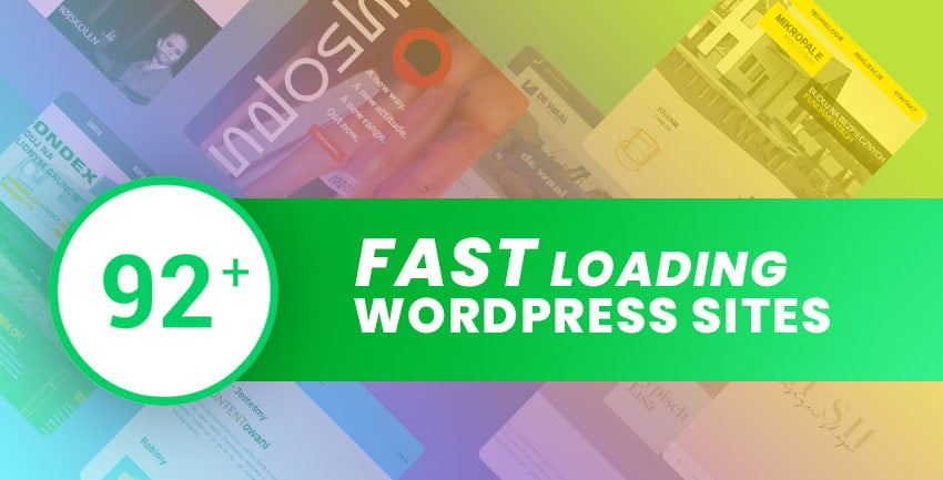 Fast Loading WordPress Sites