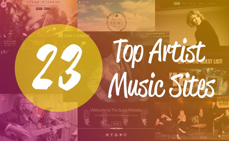 Top 23 Music/Artist WordPress Sites Powered by Themify!