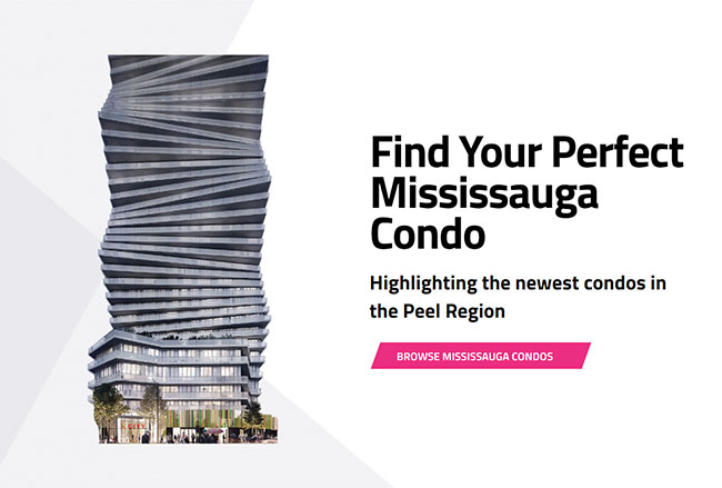 New Mississauga Condos Screenshot