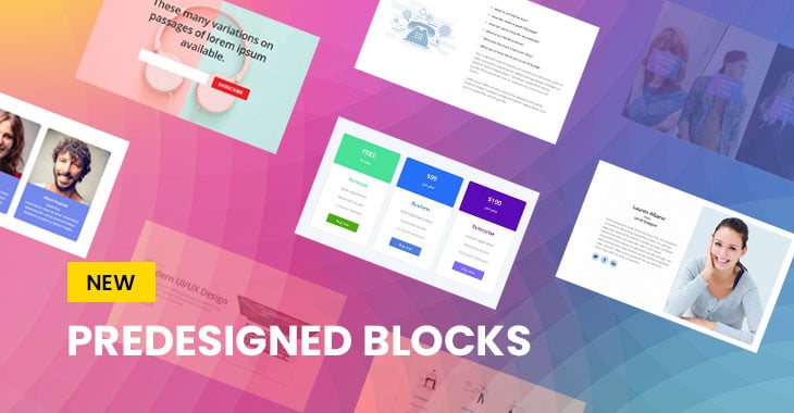 New Predesigned Blocks