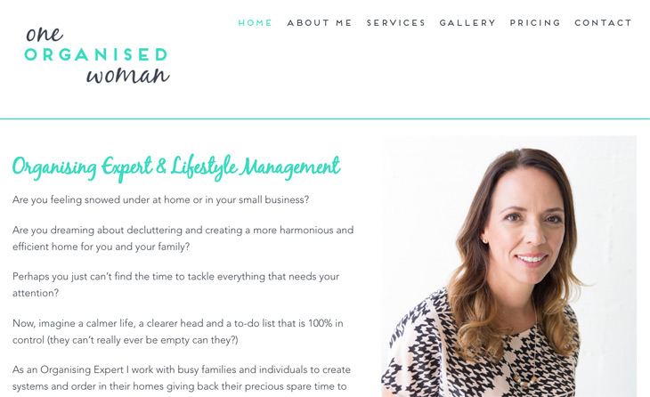 One Organised Woman WordPress Themify Ultra Theme