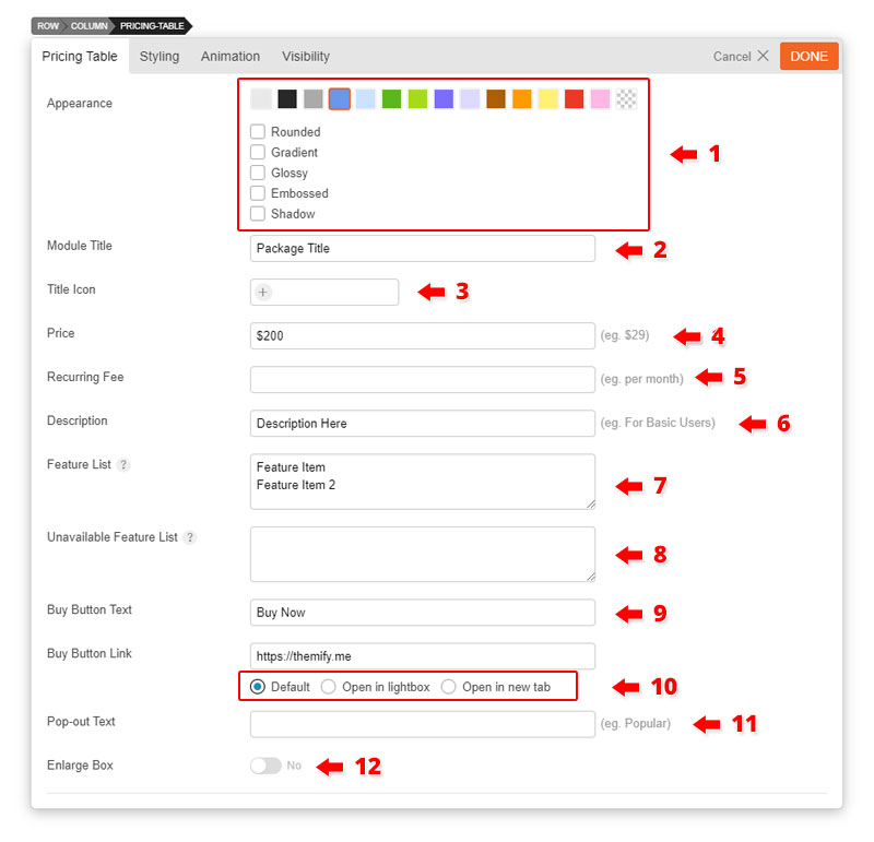 pricing-table