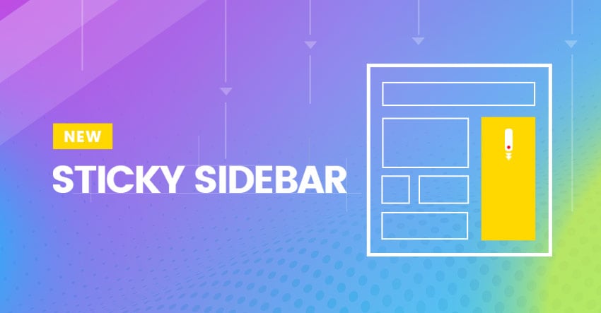 New Sticky Sidebar Feature