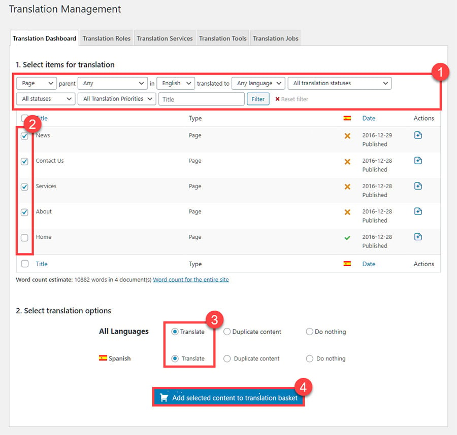 Translation Management