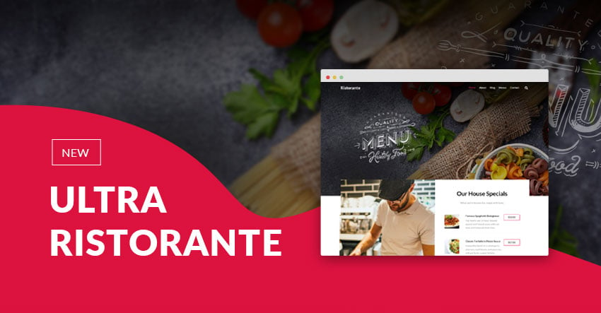 New! Ultra Ristorante Skin for Italian, Spanish, or French Restaurants