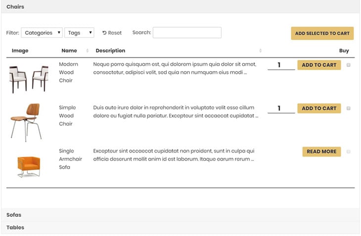 WordPress Tutorial How to Use a WooCommerce Product Table to Increase Sales with Themify Ultra 