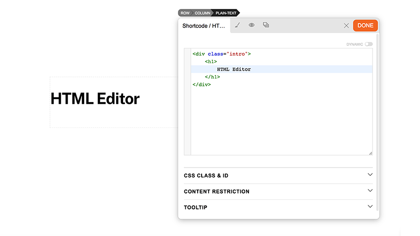 HTML Editor