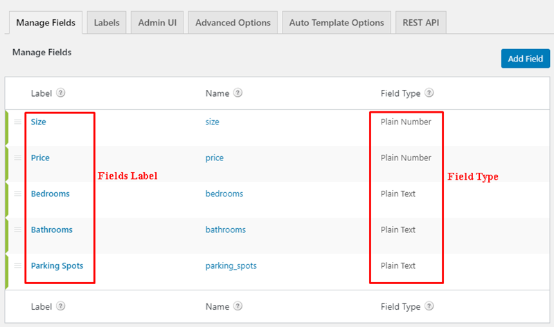 Other Custom Fields