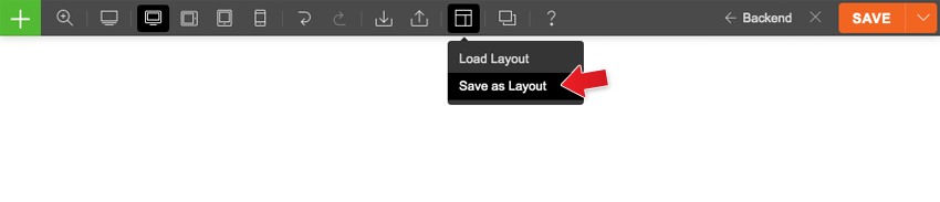 how to save layout