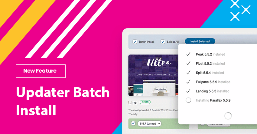 Themify Updater – Batch Install